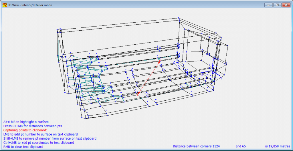 Ruler functionality in the 3DView