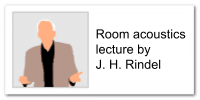 Room acoustics lecture by J. H. Rindel