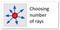Choosing number of rays